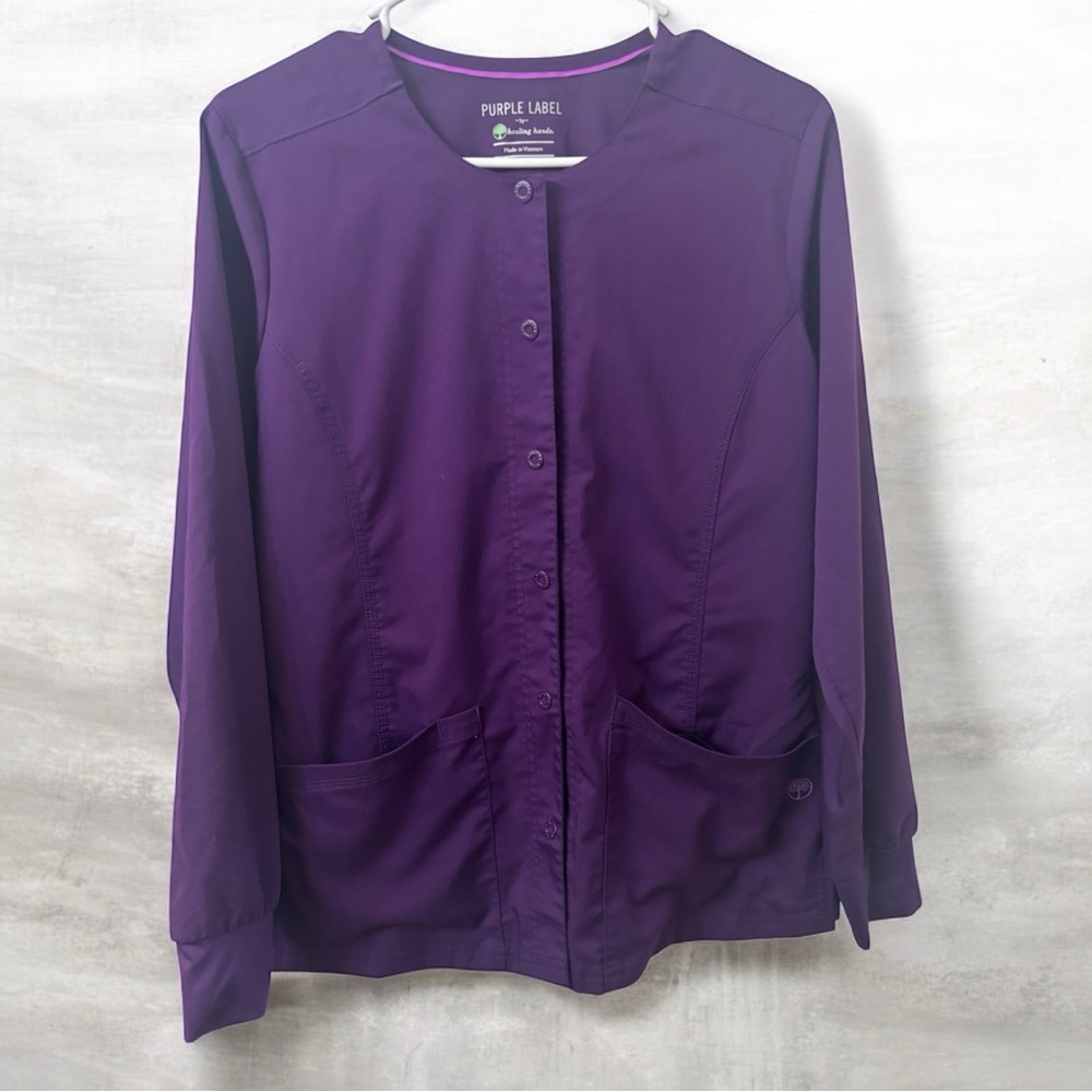 Scrub jacket Healing Hands Purple Label